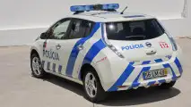 La Nissan Leaf della polizia portoghese