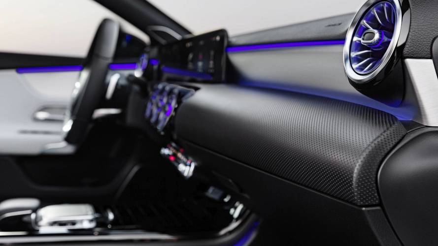 The interior design of the new A-Class