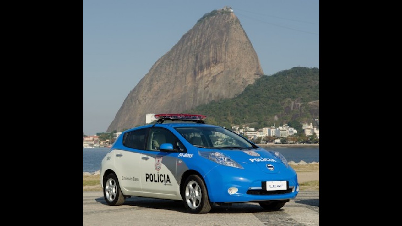 Polícia Militar do Rio de Janeiro recebe duas unidades do Nissan Leaf