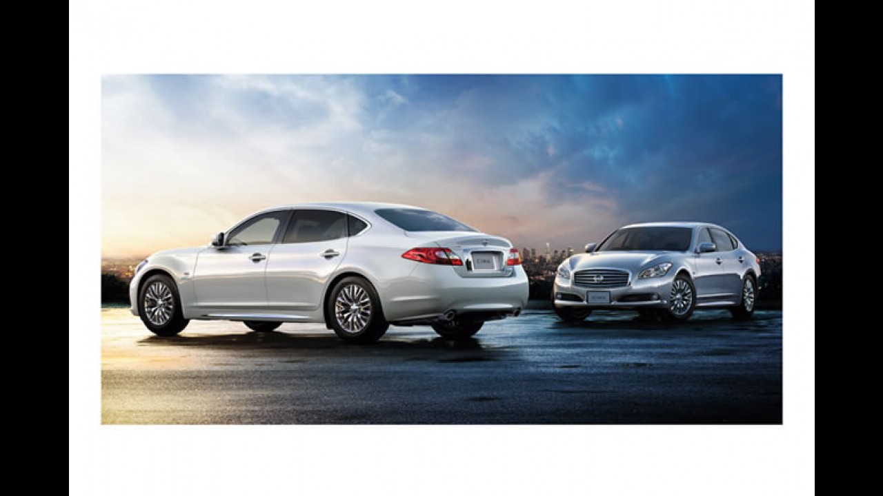 Nissan revela novo Cima para o mercado japonês