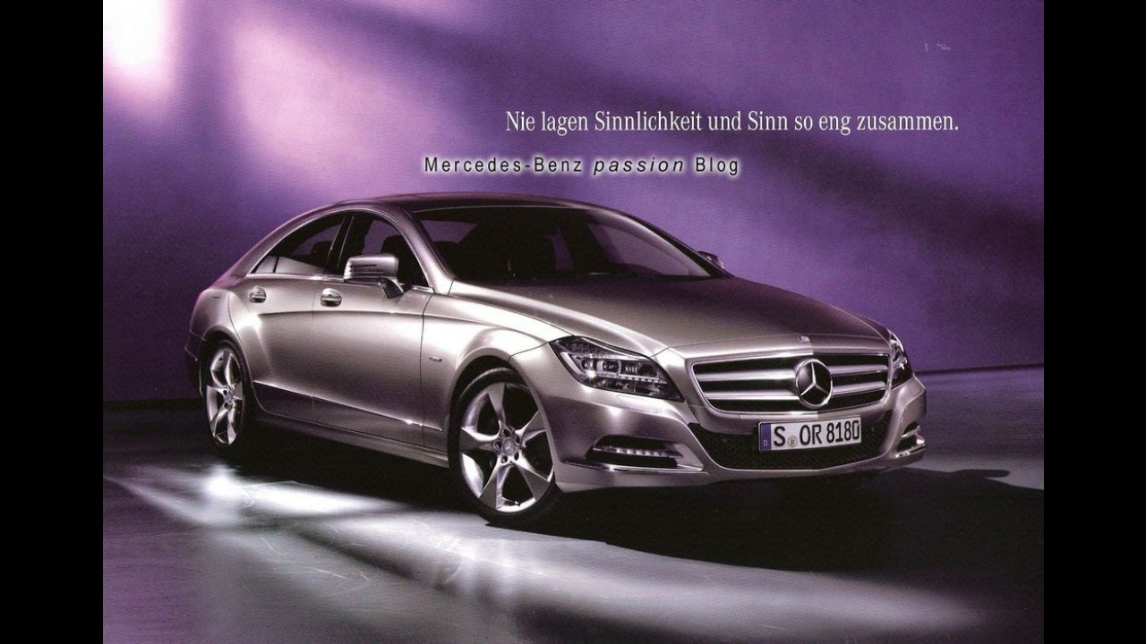 Vazam primeiras imagens oficiais do Novo Mercedes CLS 2011