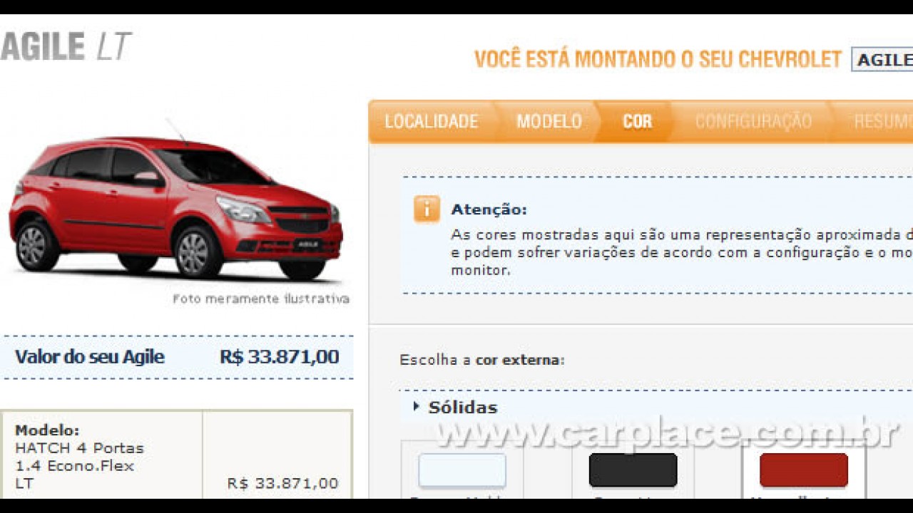 Mais barato: Chevrolet tira itens e já anuncia Agile LT básico por R$ 33.871 no seu site