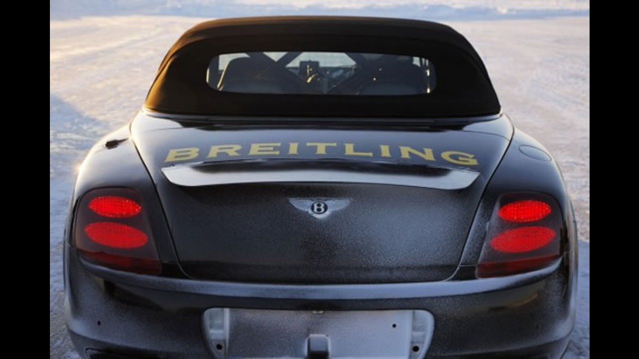 Bentley bate recorde de velocidade sobre o gelo e ganha série limitada