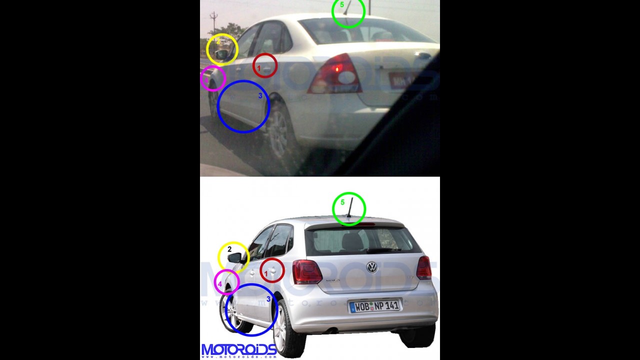 Segredo!! Novo VW Polo Sedan é flagrado na Índia sem camuflagem imitando um Ford