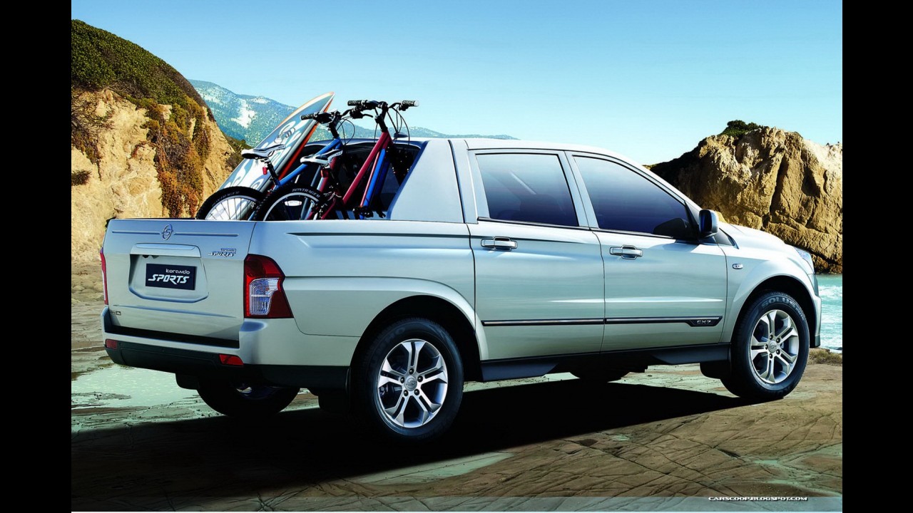 SsangYong apresenta oficialmente reestilização da picape Actyon Sports, agora Korando Sports
