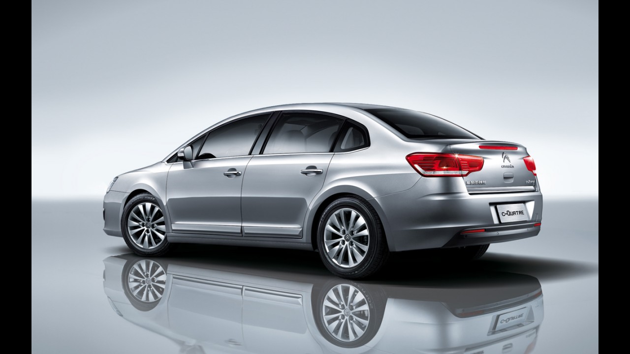 Citroën apresenta sedã C-Quatre reestilizado na China