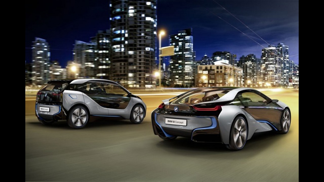 BMW divulga primeiros detalhes dos conceitos ecológicos i3 e i8