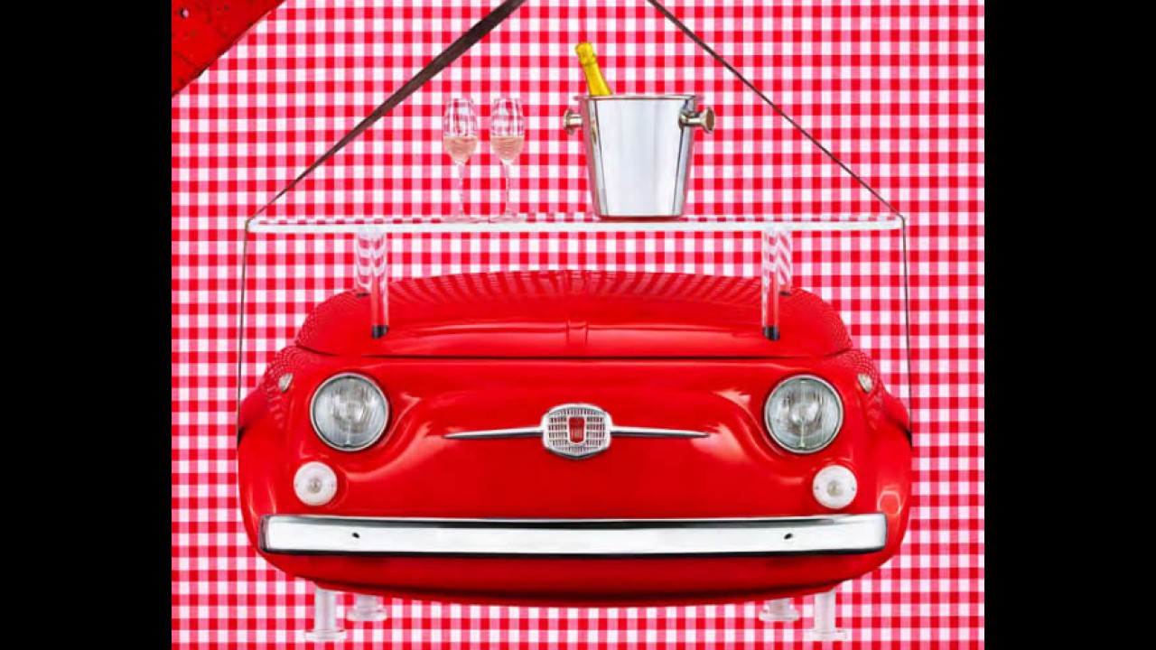 Vintage: Fiat exibe peças decorativas inspiradas no modelo 500 da década de 1970