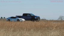 Toyota Supra Vs Hennessey Raptor V8
