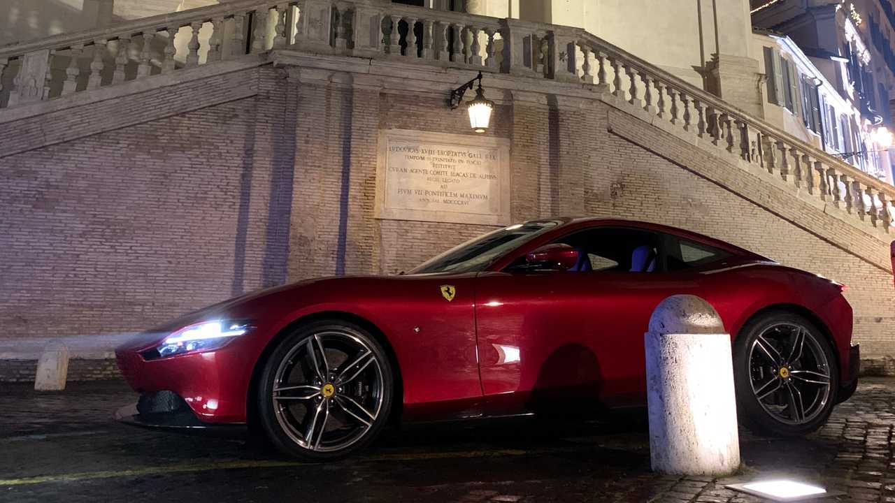 Ferrari Roma, il backstage
