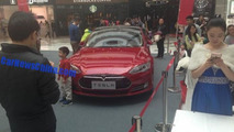 5-year-old kid hits baby in a Tesla Model S