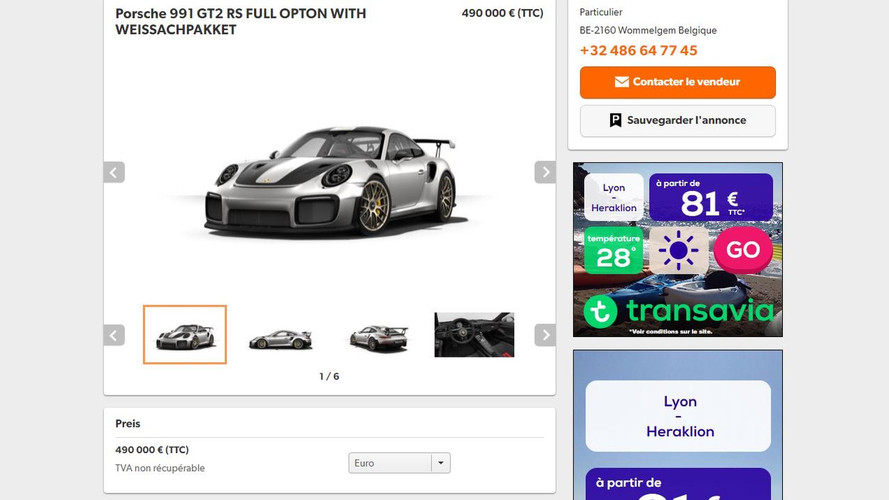 Porsche 911 GT2 RS spéculation