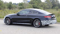 Mercedes-AMG C63 Coupe facelift spy photo