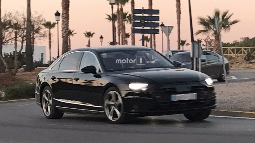 2018 Audi A8 casus fotoğrafları