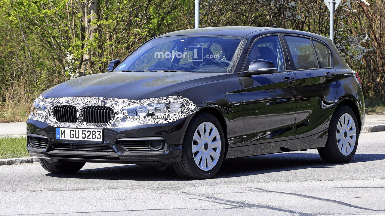 2018 BMW 1 Series facelift spy photo