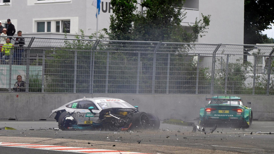 DTM 2017 - Norisring, accident entre Rockenfeller et Paffett