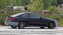 2018 Mercedes-AMG C63 Coupe facelift spy image