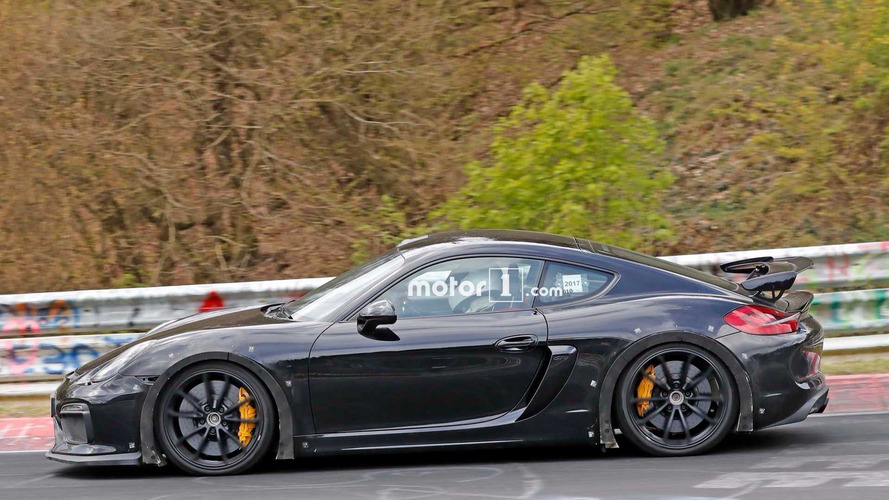 Porsche 718 Cayman GT4 fotos espía