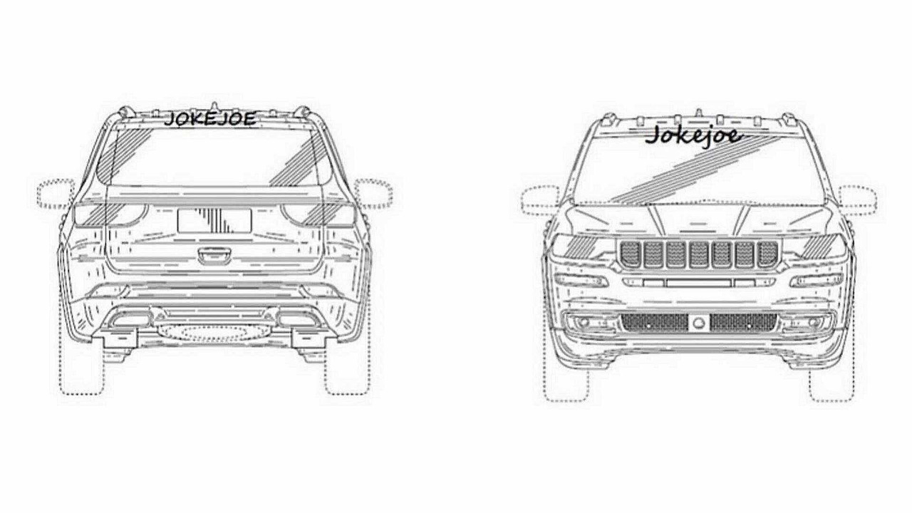 Jeep K8 - Patent images of new Commander