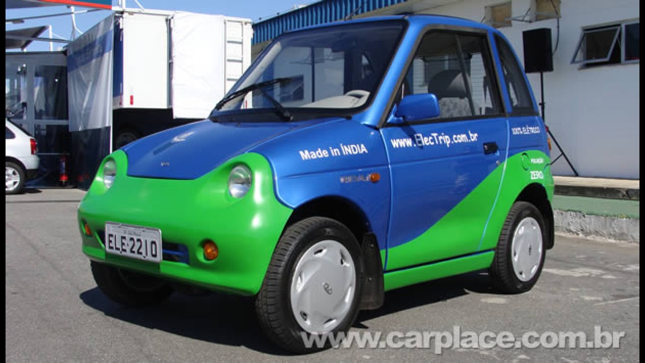 Carplace no QRX 2009 - Carro elétrico indiano Reva i é vendido no Brasil por R$ 70 mil