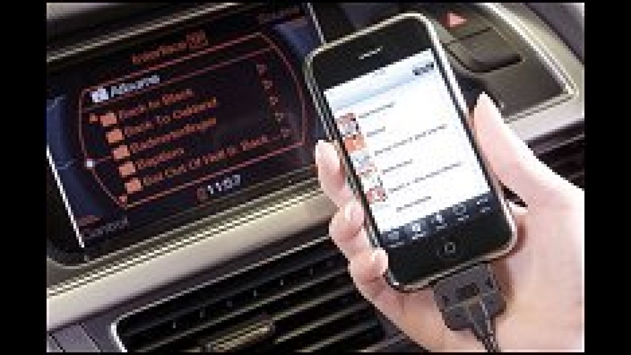 Modelos da Audi terão integração com iPhone