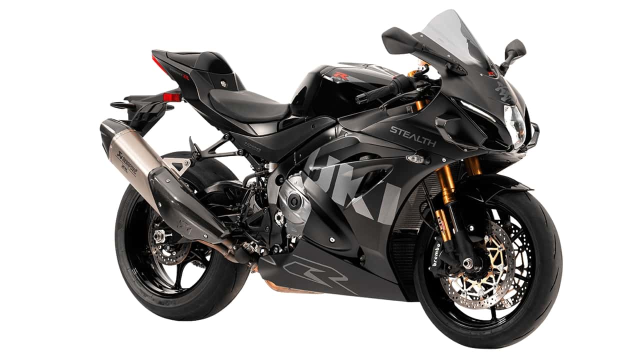 Ужаснувшийся взгляд на лимитированный Suzuki GSXR1000R Stealth — не для наших рук.
