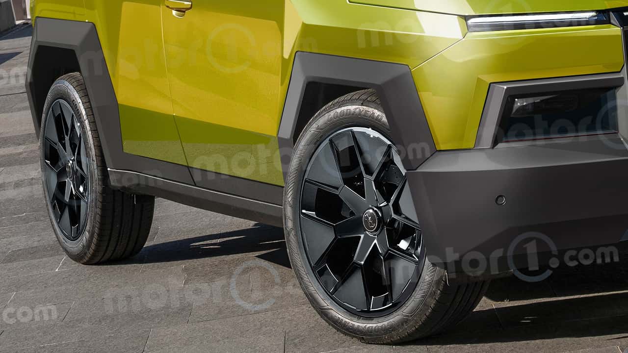 Jeep Renegade (2027), il render di Motor1.com