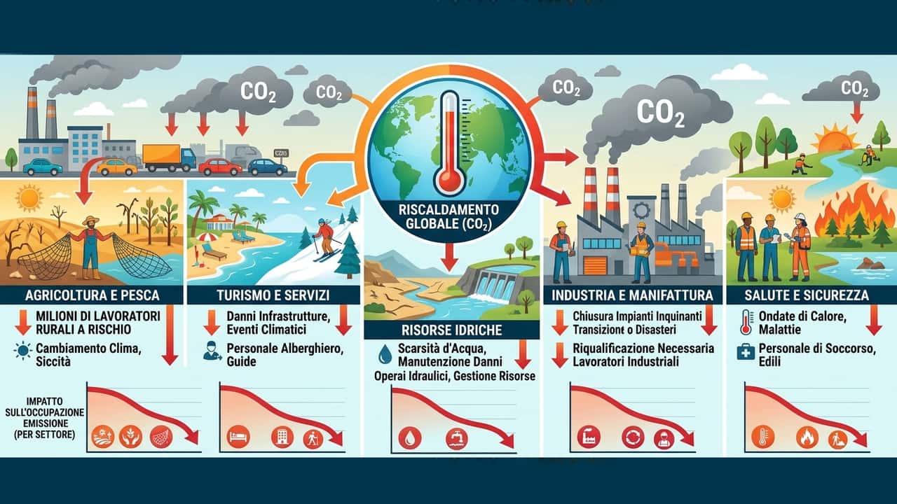 Quanti posti di lavoro si possono perdere per colpa della CO2?