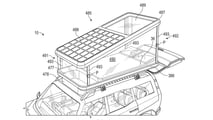 Ford Bronco Tent and Sleeping Patent Images