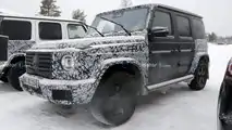 Mercedes-Benz EQG Side View Spy Photo