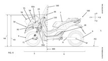 Piaggio Non-Tilting Front Fairing Patent Design - Figure 4