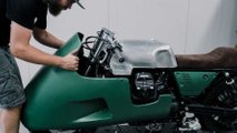 LM Creations V8: 2021 Moto Guzzi V9 Bobber 100th Anniversary - Fairing