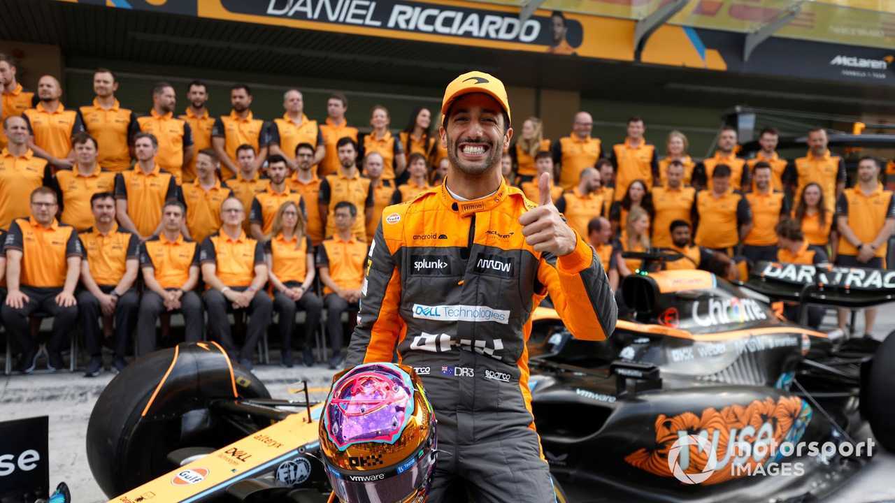 Daniel Ricciardo at Abu Dhabi GP 2022