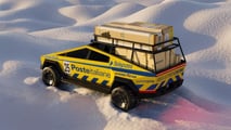 El Tesla Cybertruck de correos de la Poste Italiane