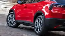 Foto - B-SUV Alfa Romeo, il render di Motor1.com