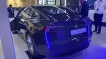 New Tesla Model 3 In Munich