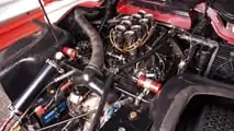 Alfa Romeo 33-2 Daytona 1967, il motore 2.5