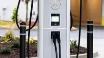 Mercedes-Benz Charging Hub at the headquarters of Mercedes-Benz USA in Sandy Springs, Georgia