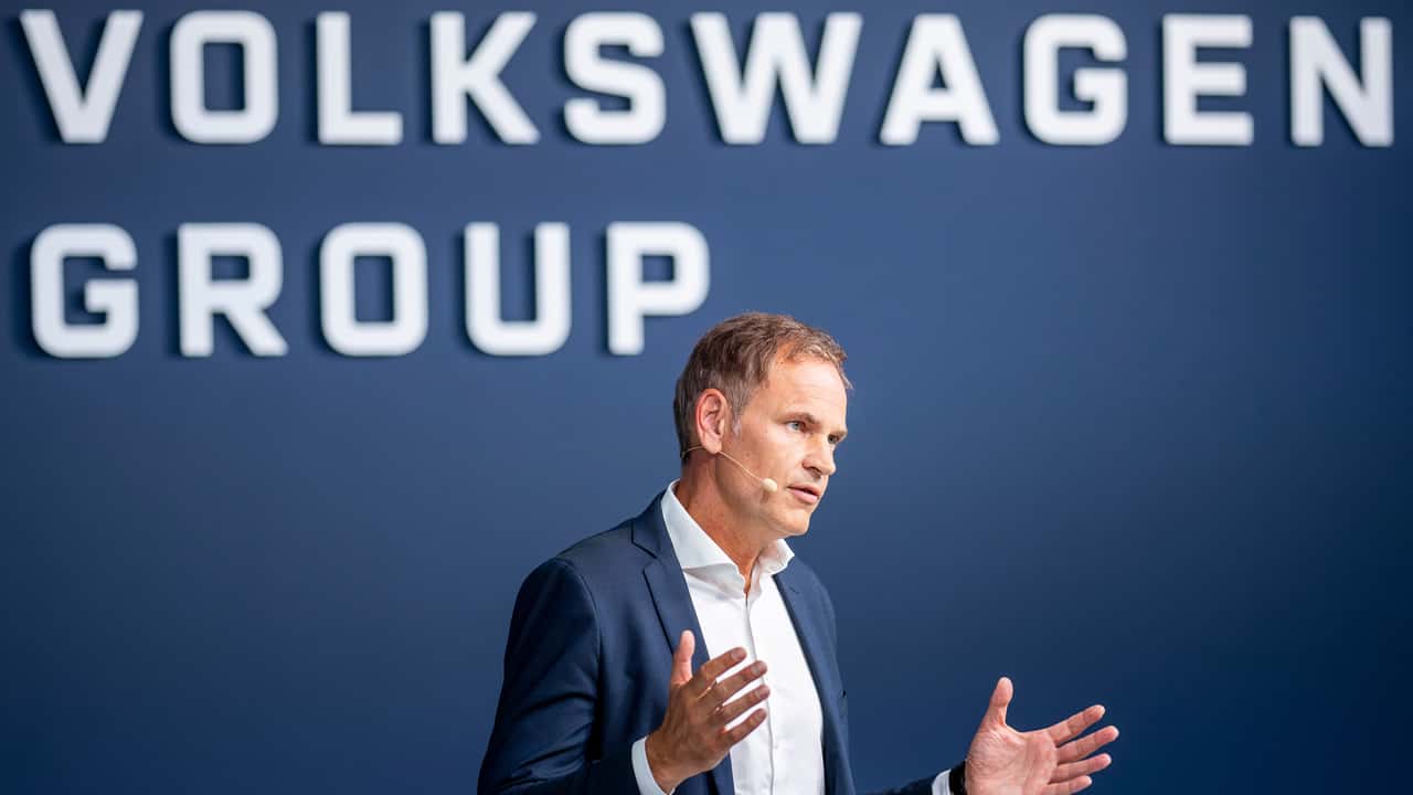 VW-Konzernchef Oliver Blume auf dem Kapitalmarkt-Tag 2023