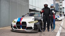 BMW M4 GT4 2023 prueba en circuito