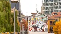 La fresque murale purificatrice d'air de Volvo à Milan Portanueva