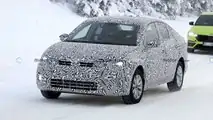 VW Virtus spy photo (front three-quarters)