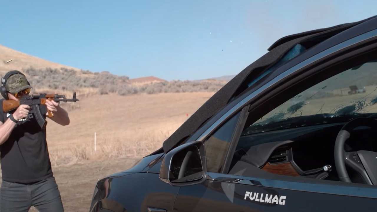 Tesla Model X vs. AK-47