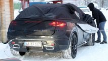 2023 Porsche Macan EV breaks down during winter testing