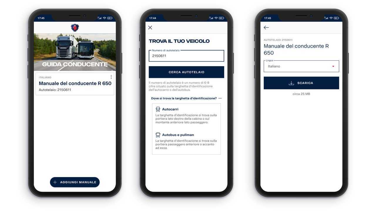 Foto app Scania Driver's Guide