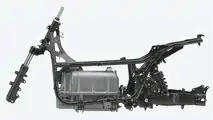 Yamaha E01 - Layout telaio e batteria