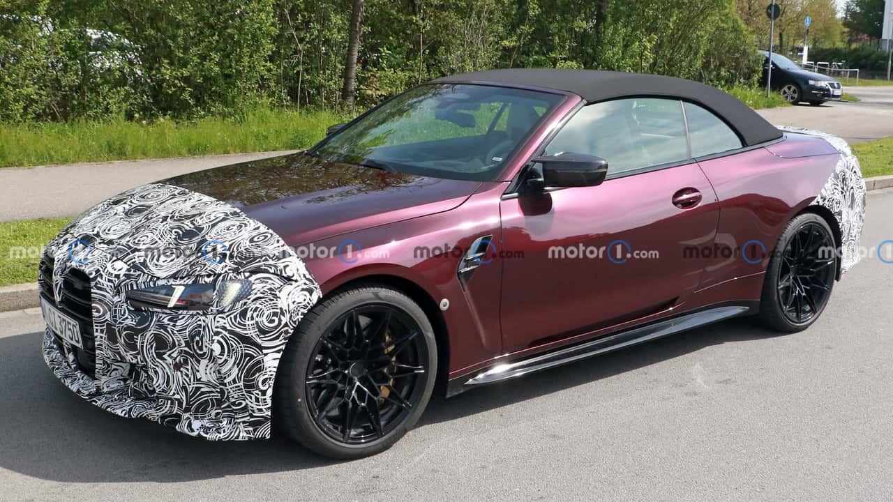 Makyajlı BMW M4 Convertible Casus Fotoğrafları