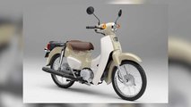 2022 Honda Super Cub 50 - Beige - Front Right Angle View