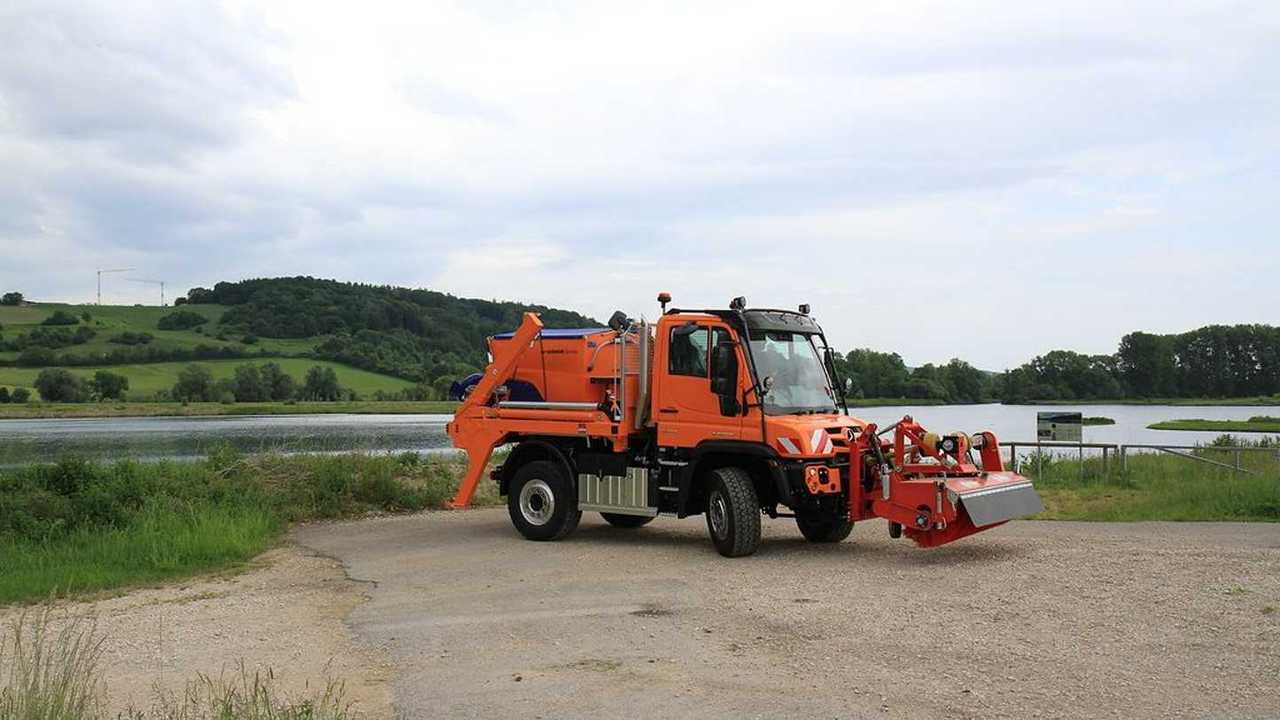 I camion Mercedes-Benz a IFAT 2022