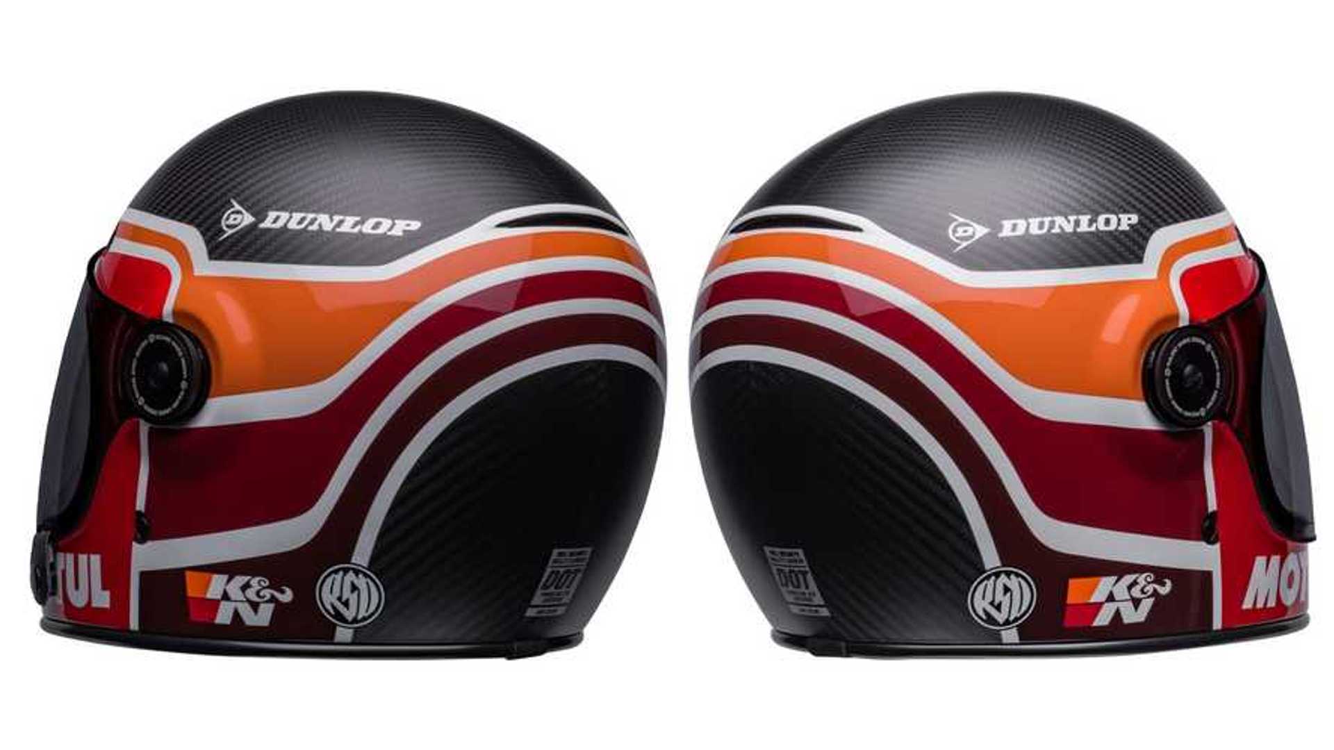 Bell X RSD Bullitt Carbon Mulholland Helmet Honors Vintage Racing